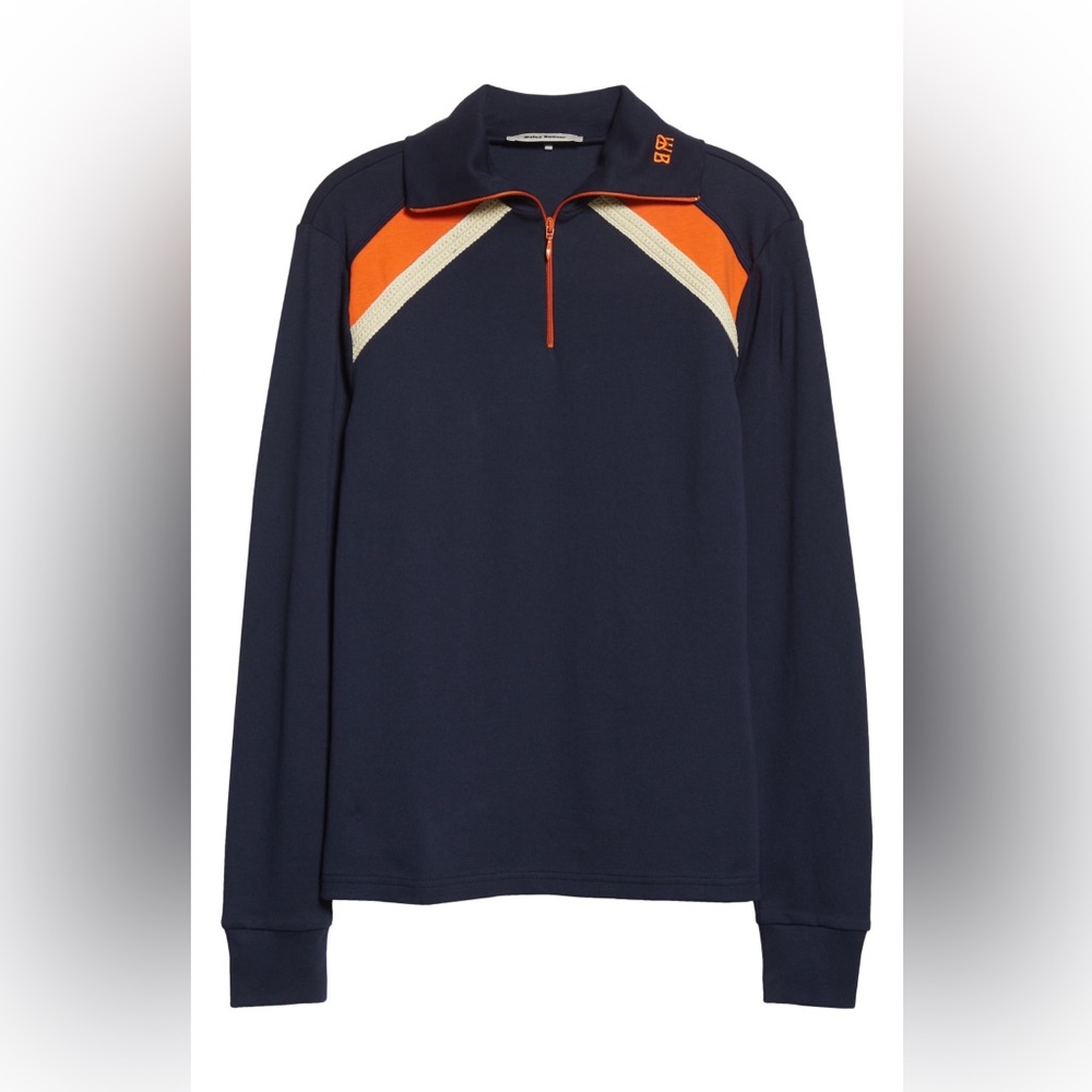 Wales Bonner Women's Jazz Half Zip Jersey Top